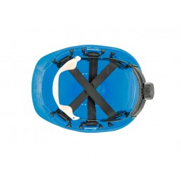 ENHA Rockman C6 - HDPE Schutzhelm blau | Innenansicht