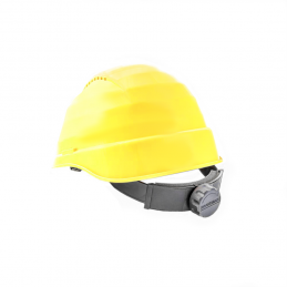 ENHA Rockman C4 - HDPE Schutzhelm gelb | Rückansicht