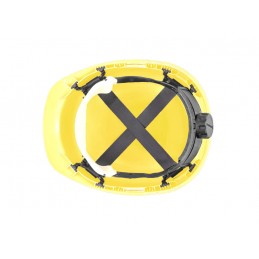 ENHA Rockman E4 - HDPE Schutzhelm gelb | Innenansicht