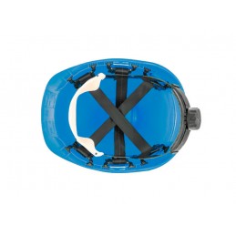 ENHA Rockman E6 - HDPE Schutzhelm blau| Innenansicht