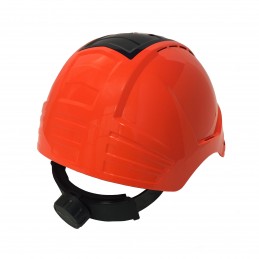 ENHA Ranger orange/schwarz mit versenkbarer Schutzbrille | Rückseite