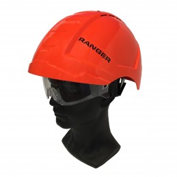 ENHA Ranger orange/orange mit versenkbarer Schutzbrille | Vorderseite
