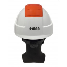 E-MAN 4000 | Rückseite mit eingefahrendem Visier